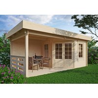 Fjordholz Holzgartenhaus Modell Nora 44 D Klassik | 5x4m