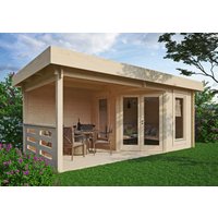 Fjordholz Holzgartenhaus Modell Nora 44 D Modern | 6x3m