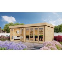 Fjordholz Holzgartenhaus Modell Kevin 44 | 7x4m