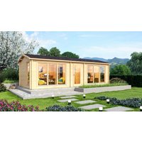 Fjordholz Holzgartenhaus Modell Officehouse 44 | 7x4m