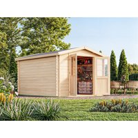 Fjordholz Holzgartenhaus Modell Bente 28 D | 4x3m