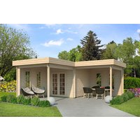 Fjordholz Holzgartenhaus Modell Fred 44 | 6x6m