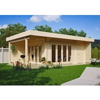 Fjordholz Gartenlounge Modell Sandra 44 C | 6x4m