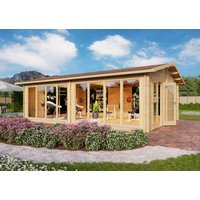 Fjordholz Holzgartenhaus Modell Marina 70 | 8x4m