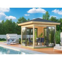 Fjordholz Glaspavillon Modell Alu 44 D