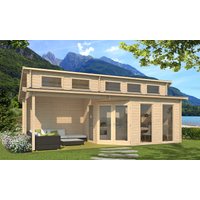 Fjordholz Holzgartenhaus Modell Kono 44 C | 7x3m