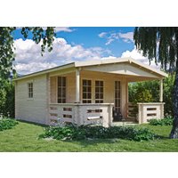 Fjordholz Holzgartenhaus Modell Franjo 44 C | 6x4m