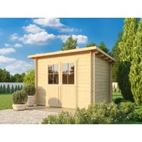 Fjordholz Pultdach Holzgartenhaus Modell Ezra 2D | 3x2m