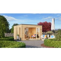 Fjordholz Holzgartenhaus Modell Q-BIC 44 A | 5x4m