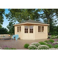 Fjordholz Holzgartenhaus Modell Cati 44 Klassik | 4x4m