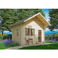 Satteldach Holzgartenhaus Modell Boden-1