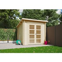 Fjordholz Holzgartenhaus Modell Max 44 B | 3x3m