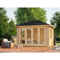 Fjordholz Gartenlounge Modell Kiano 44 F | 4x3m
