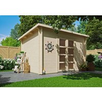 Fjordholz Holzgartenhaus Modell Max 44 E | 4x2m