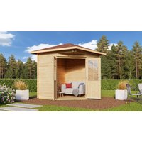 Fjordholz Holzgartenhaus Modell Nina 44 B | 3x3m
