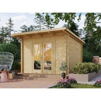 Fjordholz Holzgartenhaus Modell Berlin 70 A Modern | 3x3m