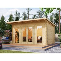 Fjordholz Holzgartenhaus Modell Berlin 70 B Modern | 4x3m