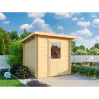 Fjordholz Pultdach Holzgartenhaus Modell Ezra 1A | 3x3m