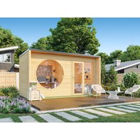 Fjordholz Holzgartenhaus Modell Office Box Größe M nat | 6x4m
