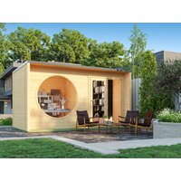 Fjordholz Holzgartenhaus Modell Office Box Größe L nat | 6x3m