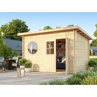 Fjordholz Pultdach Holzgartenhaus Modell Ezra 4M | 3x3m