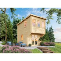 Fjordholz Pultdach Holzgartenhaus Modell Marlene 44 | 6x4m