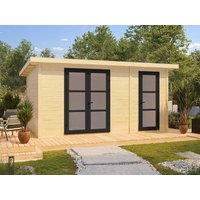 Fjordholz Holzgartenhaus Modell Alu Line 28-F | 4x3m