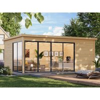 Fjordholz Holzgartenhaus Modell Office IsoSlide 6 | 6x4m