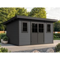 WPC Holzgartenhaus Modell Style DeLuxe 11,28 m² | 4x3m