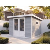 WPC Holzgartenhaus Modell Ligno White 8,4 m² | 3x3m