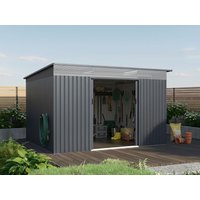 Metall Gerätehaus Modell Rheinfeld 10,20 m² | 3x3m