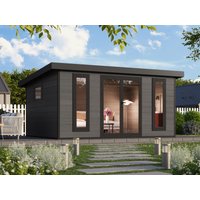 WPC Holzgartenhaus Modell Panorama 13,44 m² | 4x3m