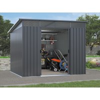 Metall Gerätehaus Modell Lübeck 5,98 m² | 3x2m