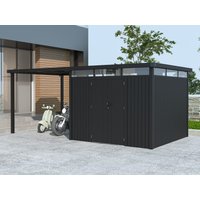 Metall Gerätehaus Modell Style 7,56 m² Spar-Set-1 | 3x2m
