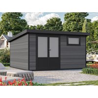 WPC Holzgartenhaus Modell Style DeLuxe 13,70 m² | 4x3m
