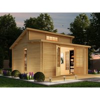 Fjordholz Pultdach Holzgartenhaus Modell Lausitz | 4x3m