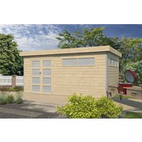 Holzgartenhaus Alu-Line Modell Kasuko-XL | 6x4m