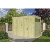 Holzgartenhaus Modell QBV-Line 5,90 m² | 3x2m