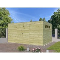 Holzgartenhaus Modell QB-Line 12,60 m² | 4x3m