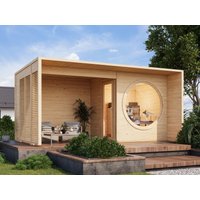 Fjordholz Holzgartenhaus Modell Office Box Größe XXS + | 3x3m