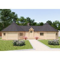 Fjordholz Doppelkota Modell Alva 38 m² | 6x6m