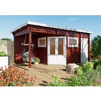 Fjordholz 5-Eck Holzgartenhaus Modell Leva 2E | 6x3m