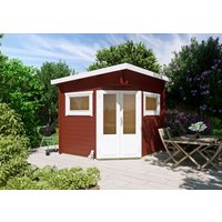 Fjordholz 5-Eck Holzgartenhaus Modell Leva 2A | 3x3m