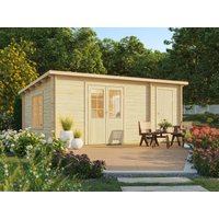 Fjordholz Pultdach Holzgartenhaus Modell Rex 28 B | 6x4m