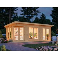 Fjordholz 5 Eck Holzgartenhaus Modell Julia 40 | 5x4m
