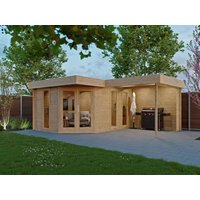 Fjordholz 5-Eck Holzgartenhaus Modell Miro 28 | 6x5m