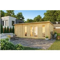 Fjordholz Pultdach Holzgartenhaus Modell Mali 28 B | 6x3m