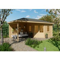 Fjordholz 5-Eck Holzgartenhaus Modell Evelyn 3C | 5x3m
