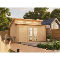 Fjordholz Pultdach Holzgartenhaus Modell Aktiva-28 B | 4x3m