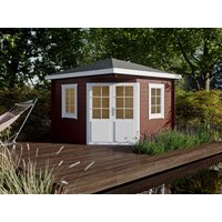 Fjordholz 5-Eck Holzgartenhaus Modell Evelyn 3A | 3x3m